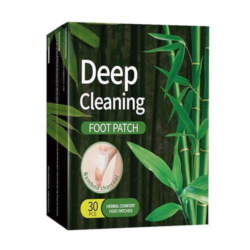 KOAHDE Parches Detox para Pies,Parches Pies Desintoxicantes,Parches Detox Para Pies,30PCS,Masaje en Las Plantas de Los Pies,Fatiga,Baño de Pies,Pegado Para Dormir los Pies