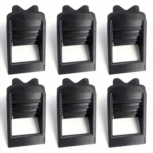 Cargo Blocker for Tmat Truck Bed Management System - 8 Pack Heavy Duty Cargo Dividers & Stoppers Prevents Cargo Sliding Truck Bed Organizer Accessory for Pickup Black (8)