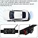 SWQS Car License Plate Backup Camera, 8 HD LED Infrared Vehicle Reverse Rear View Camera, Dustproof, Waterproof and Anti-Fog 170° Wide Angle Night Vision Camera for Cars, Trucks, SUVs, RVs, Pickups