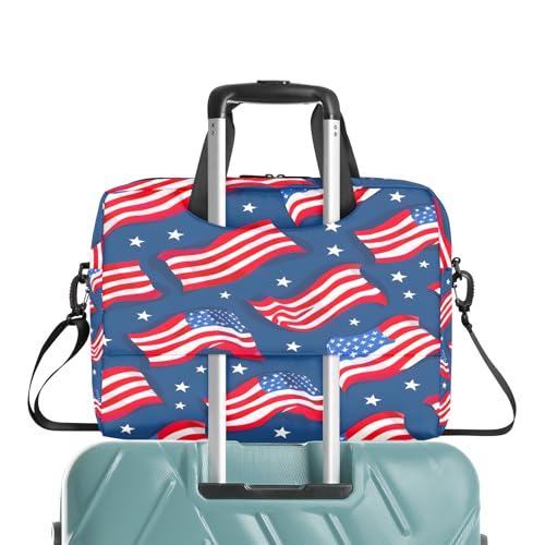 Bolsa para laptop de 16 pulgadas con bandera americana miniatura 6
