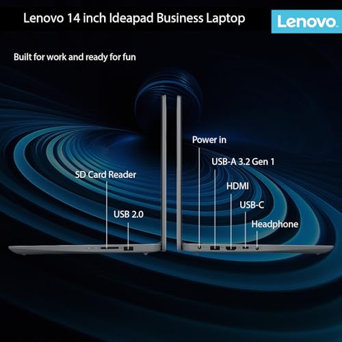 Lenovo IdeaPad Laptop con Microsoft 365 Office, memoria de 12 GB, nube de 1 TB y almacenamiento de 640 GB, CPU Intel de alto rendimiento, batería de 11 horas, lector de tarjetas SD, cámara web + WiFi - imagen 3