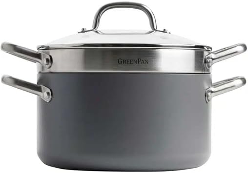 GreenPan Mayflower Pro 13 Parça Pişirme Seti – Thermolon™ Infinity Pro Yapışmaz, PFAS’sız, İskandinav Tasarım, Ahşap Saplı
