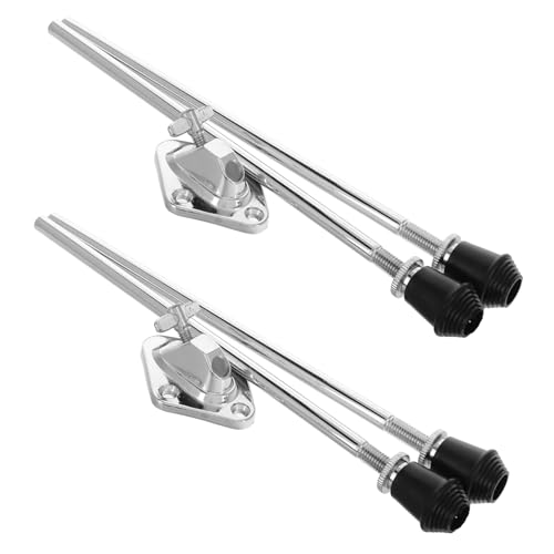 ULDIGI 2sets Bass Drum Legs Skid Floor Support Bracket Easy Installation Percussion Accessory for Drum Stability and Performance