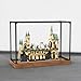 Produktbild Acryl-Display-Box, kompatibel mit LEGO 76415 Die Schlacht von Hogwarts-Modell, Displaybox, staubdichte Box, Aufbewahrungsbox (kein Bausteinmodell) (Holzmaserung Basis)