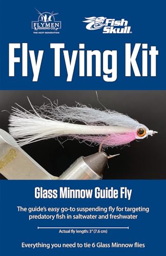 Hareline Flymen Glass Minnow Guide Fly Tying Kit