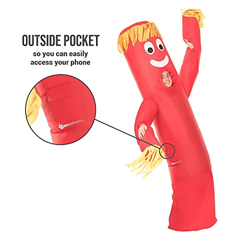 Morph Inflatable Tube Man Costume Adult Wavy Arm Blow Up Air Dancer Funny Inflatable Halloween Costumes #TOP3