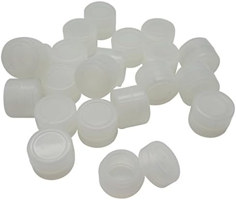 Gentcy Silicone 2ml Clear 10pcs Containers Silicone Storage Jar Seals