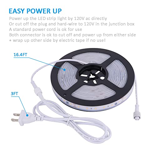 Tira LED Regulable 120V IP65 Luz Fría 6000K Flexible miniatura 7