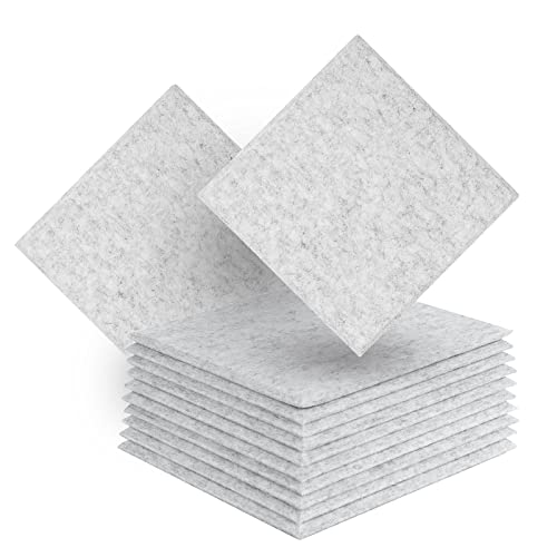 12 Pack Sound Proofing Panels 12 x 12 x 0.4 Inches Acoustic Panels Studio Treatment Sound Absorbing Panels Acoustic Foam for Recording Offices Home…