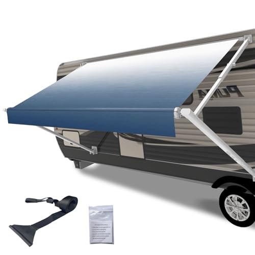 CYLAND RV Awning Fabric Replacement,Camper Trailer Motorized Awning Replacement for
