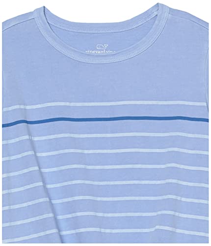 Image of vineyard vines Girls' Garment-Dyed Striped Tie Tee