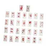 LOLIPPYY 120枚 シート 防水 ステッカー 人工の ステッカー