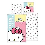funda nordica hello kitty Material de alta calidad: 100% algodón reforzado, fabricado según el estándar 100 de OEKO-TEX