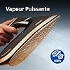Philips Centrale Vapeur PerfectCare Série 6000 - Puissance 2400W, Effet Pressing 600g, Pression 8 bars, Technologie OptimalTEMP, Semelle SteamGlide advanced, Réservoir 1.8L, Noir/Doré (PSG6064/80)