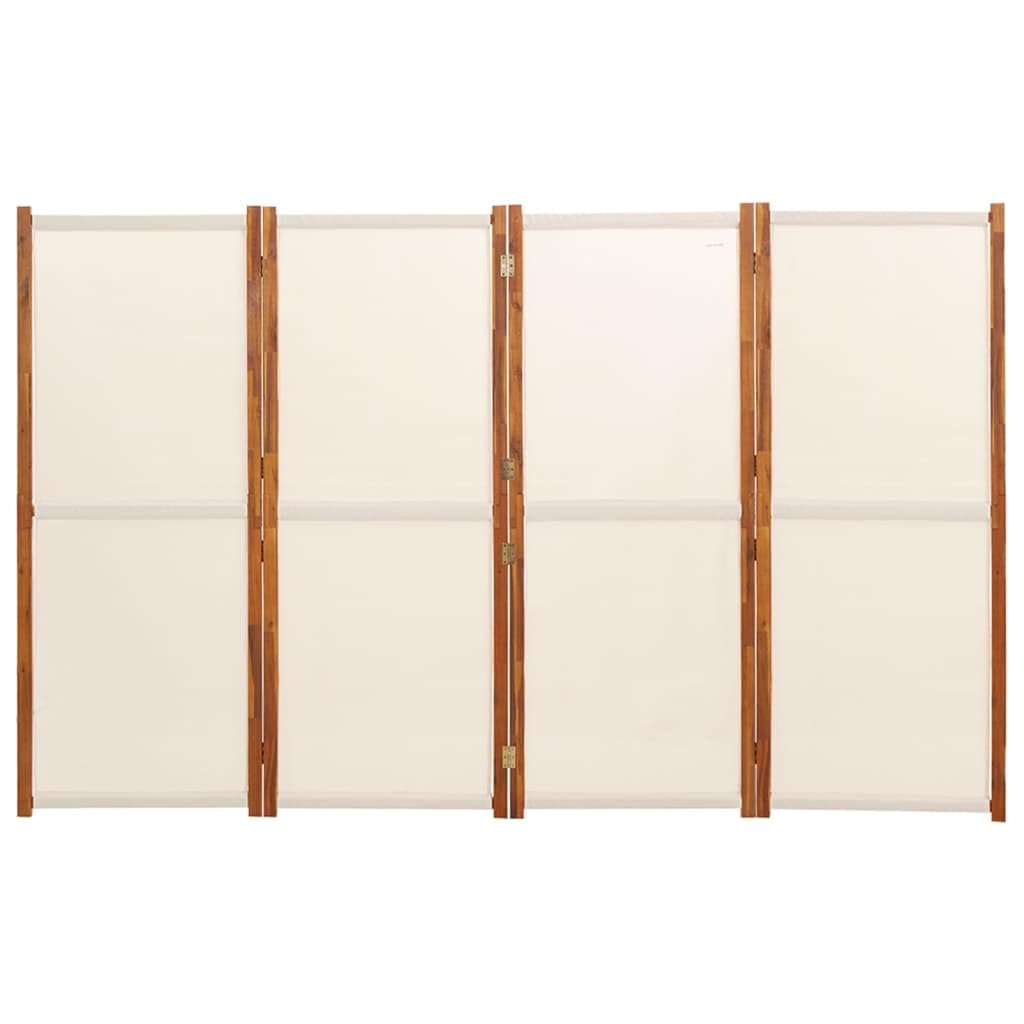 UISEBRT Paravento Divisorio 3 Ante 275x180 Cm, Pieghevole Per Esterno E Interno, Tessuto Impermeabile Beige, Telaio In Acciaio, Kit Picchetti Inclusi