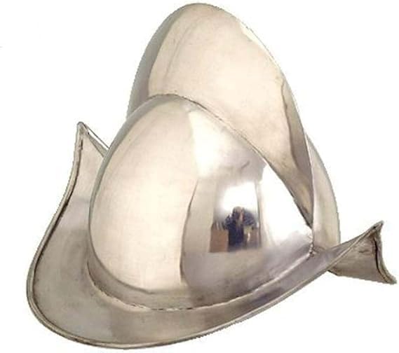 Spanish Comb Morion Boat Medieval Helmet Replica | Medieval Metal Helmet | Premium Quality with Fitted Leather Liner | 20 Gauge Steel Wearable for Adult | Medieval Costumes