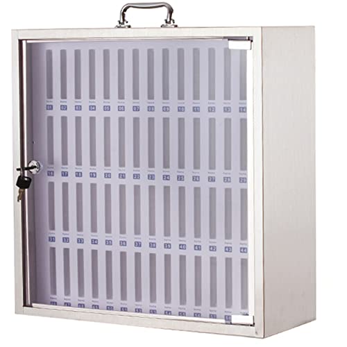 Telefono da parete in alluminio, 60 scomparti, per ufficio e ristorante, maniglia ideale per la gestione di dispositivi mobili e accessori