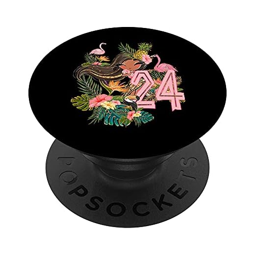 24 cumpleaños Fiesta Tiki Piscina Verano Hula Hawaiian Luau PopSockets PopGrip Intercambiable