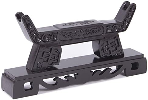 Archaize Auspicious Clouds Samurai Sword Katana Wakizashi Tanto Holder Stand Dispaly
