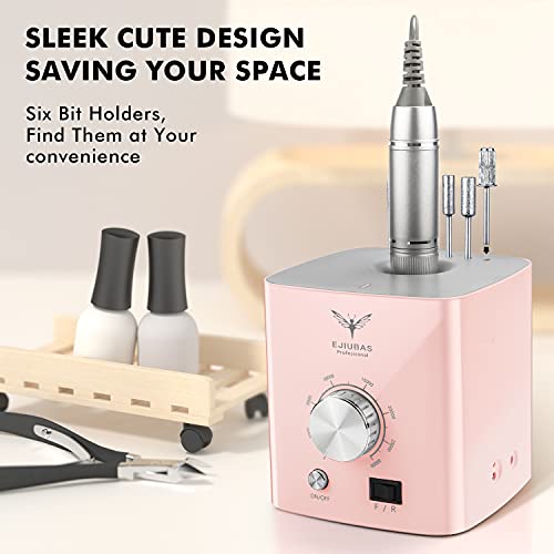 Electric Nail Drill Machine 30000Rpm - Ejiubas Professional Nail Drill High Speed Low Vibration Low Heat Electric Efile Drill For Shaping Buffing Removing Acrylic Nails Grinder Manicure Pedicure #TOP3