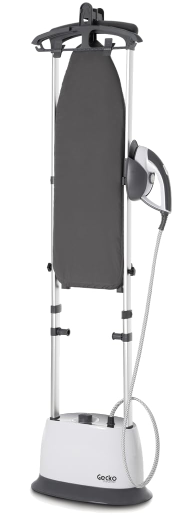 2-in-1 Dampfglätter mit Bügeltisch – All-in-One Gerät 2200W, 4 bar, 50 g/min – Vertikales & Horizontales Glätten für Kleidung und Heimtextilien