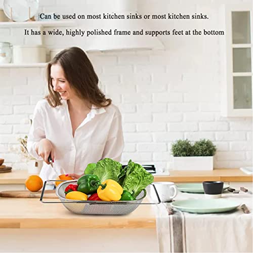 Colino da Lavello Scolapasta in acciaio inox micro...