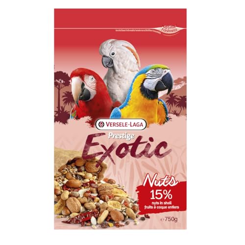 Versele-Laga Prestige Parrots Exotic Nuts | 750 g | Futter für...