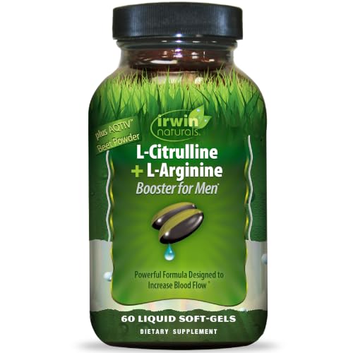 Irwin Naturals L-Citrulline + L-Arginine Soft-Gels