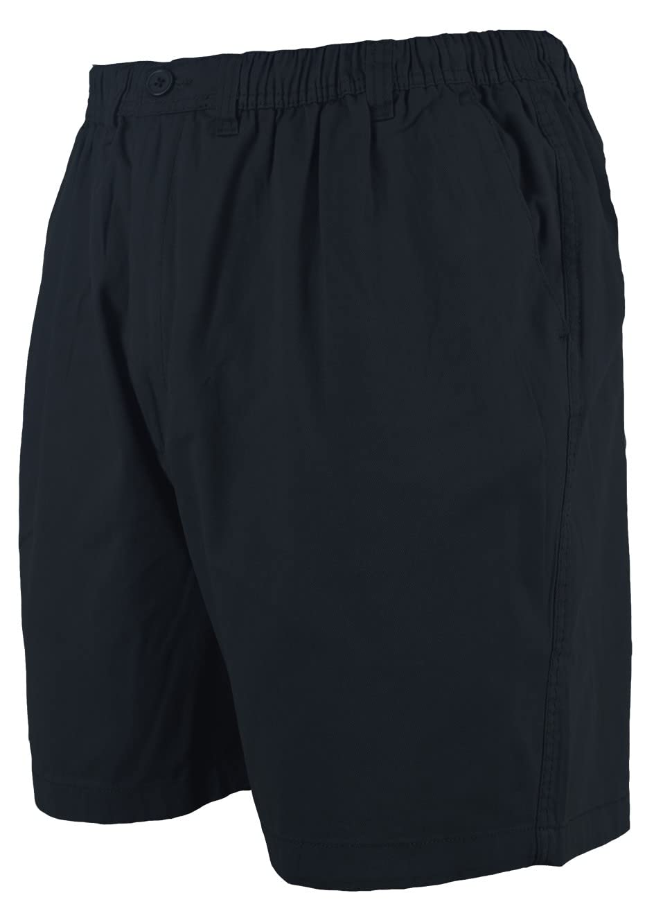 Espionage Big Mens Dark Navy Blain Stretch Rugby Shorts for Sizes 2XL 3XL 4XL 5XL 6XL 7XL 8XL, Size : 6XL
