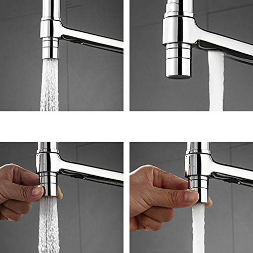Mitigeur 3 voies eau pure cuisine robinet double usage chrome