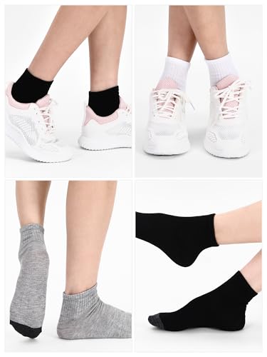 Image of Tarpop 100 Pairs Bulk Mens Socks Moisture Wicking Casual Sports Ankle Socks for Homeless Unisex Adult Men Women