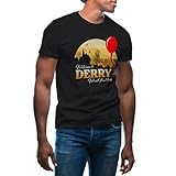 Photo Gallery welcome to derry novel written by stephen king inspired t-shirt maglietta per uomo nera size xl Photo Gallery welcome to derry novel written by stephen king inspired t-shirt maglietta per uomo nera size xl