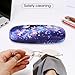 PERFECTSIGHT Hard Shell Eyeglasses Case, PU Leather Protective Glasses Case, Cute Eyeglass Case for Women Men Girls (Butterfly)