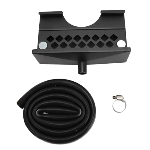Large Capacity Grease Catcher, Iron Magnetic Rear Grease Drainage Funnel With Grease Gate For Barbecue Parties, Debris, Water and Grease Flowing Down Easily