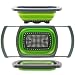 Qimh Colander collapsible, Colander Strainer Over The Sink Vegtable/Fruit Colanders Strainers With Extendable Handles, Folding Strainer for Kitchen,6 Quart(Green)