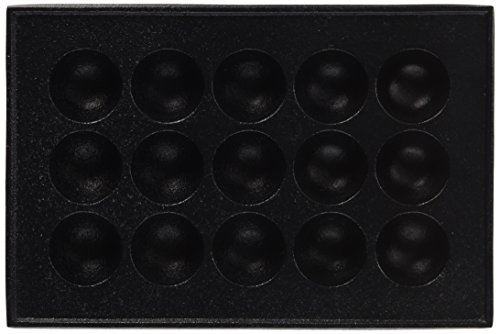 ???? Endo Shoji GTK07 Commercial Kansai Type Iron Plate for Takoyaki (15 Holes), Iron Casting