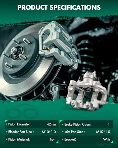 Image of SCITOO Rear Brake Calipers With Bracket 19B3314 19B3315 Compatible For Mercedes-Benz For GL320 2007-2009,For Mercedes-Benz For GL350 2010-2012,For Mercedes-Benz For GL450 2007-2009
