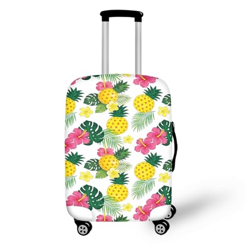 Housse valise M ananas jaune lavable élastique étui de protection