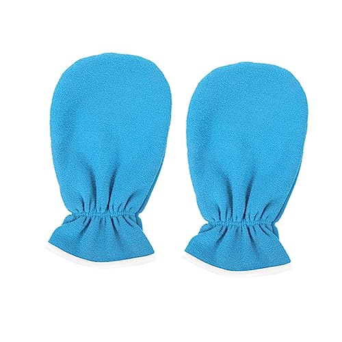 SOESFOUFU 1 Pair Exfoliating Leather Gloves for Hand Spa Moisturizer Gloves Heat Therapy for Dry Hands