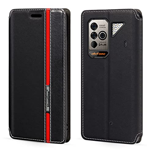 for Ulefone Power Armor 18T Case, Fashion Multicolor Magnetic Closure Leather Flip Case Cover with Card Holder for Ulefone Power Armor 18 (6.58”)