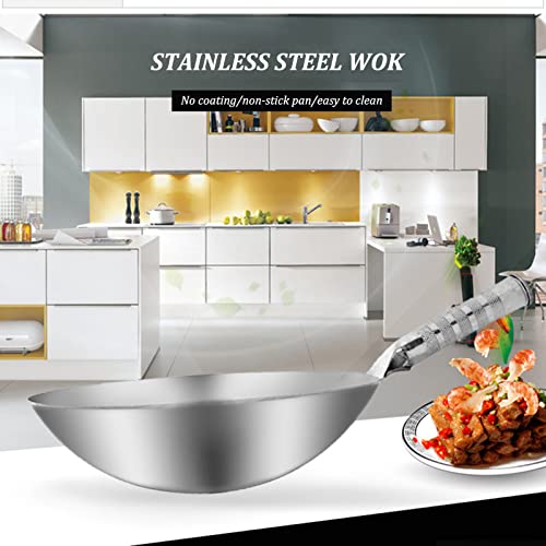 Sartén Wok de Acero Carbono 32 cm con Mango miniatura 3