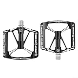 Design élégant et durable : améliorez l'esthétique de votre vélo avec nos élégantes pédales noires. Mesurant environ 11 x 9 cm, ces pédales offrent un look élégant et moderne tout en offrant une grande surface pour un placement optimal du pied. La construction en alliage d'aluminium assure une performance durable, résiste aux rigueurs d'une utilisation régulière et maintient leur apparence ride après trajet.
