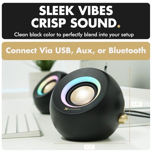 Altavoces PC escritorio Bluetooth X9 con conexion triple modo auxiliar 2