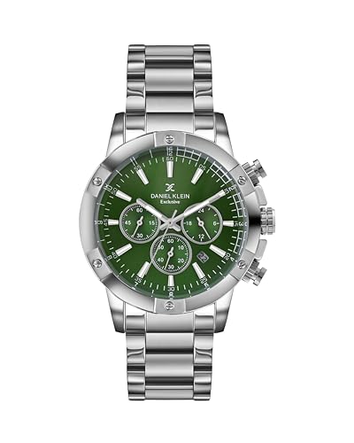 Image of Daniel Klein Metal Men's Green Dial Analogue Watch - Dk.1.14095-7