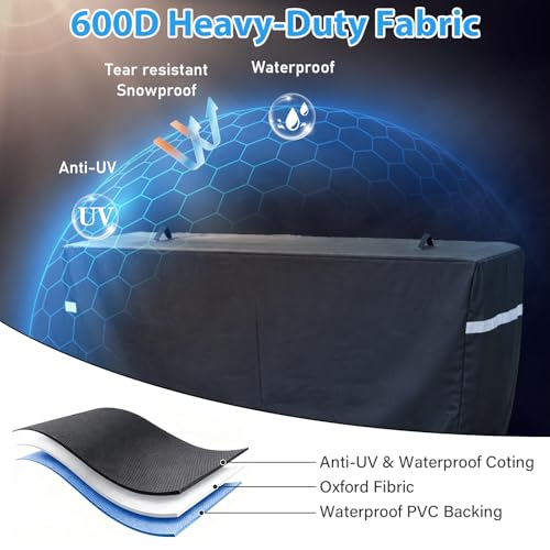 Image of Utheer Grill Cover for Royal Gourmet 4 6 8 Burner Grill, 600D Waterproof