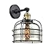 Innovations 203SW-BAB-G78-CE Large Bell Cage 1 Light Sconce Part of The Franklin Restoration Collection, Black Antique Brass