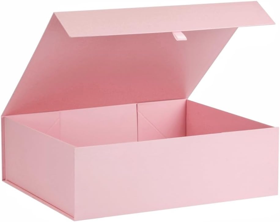 Extra Large Pink Gift Box 19x16x6 Inches,Gift Boxs for Presents with Lid Magnetic Closure Collapsible,Bridesmaid Proposal Box,Birthday, Christmas,for Clothes and Large Gifts 19x16x6Inch-Pink-Pack of 1
