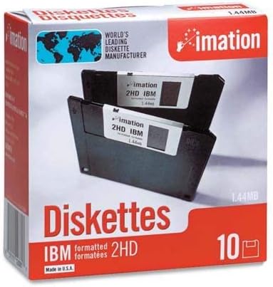 Imation - 3-1/2" Diskettes, Formatted, PC Format, 1.44MB, DS-HD