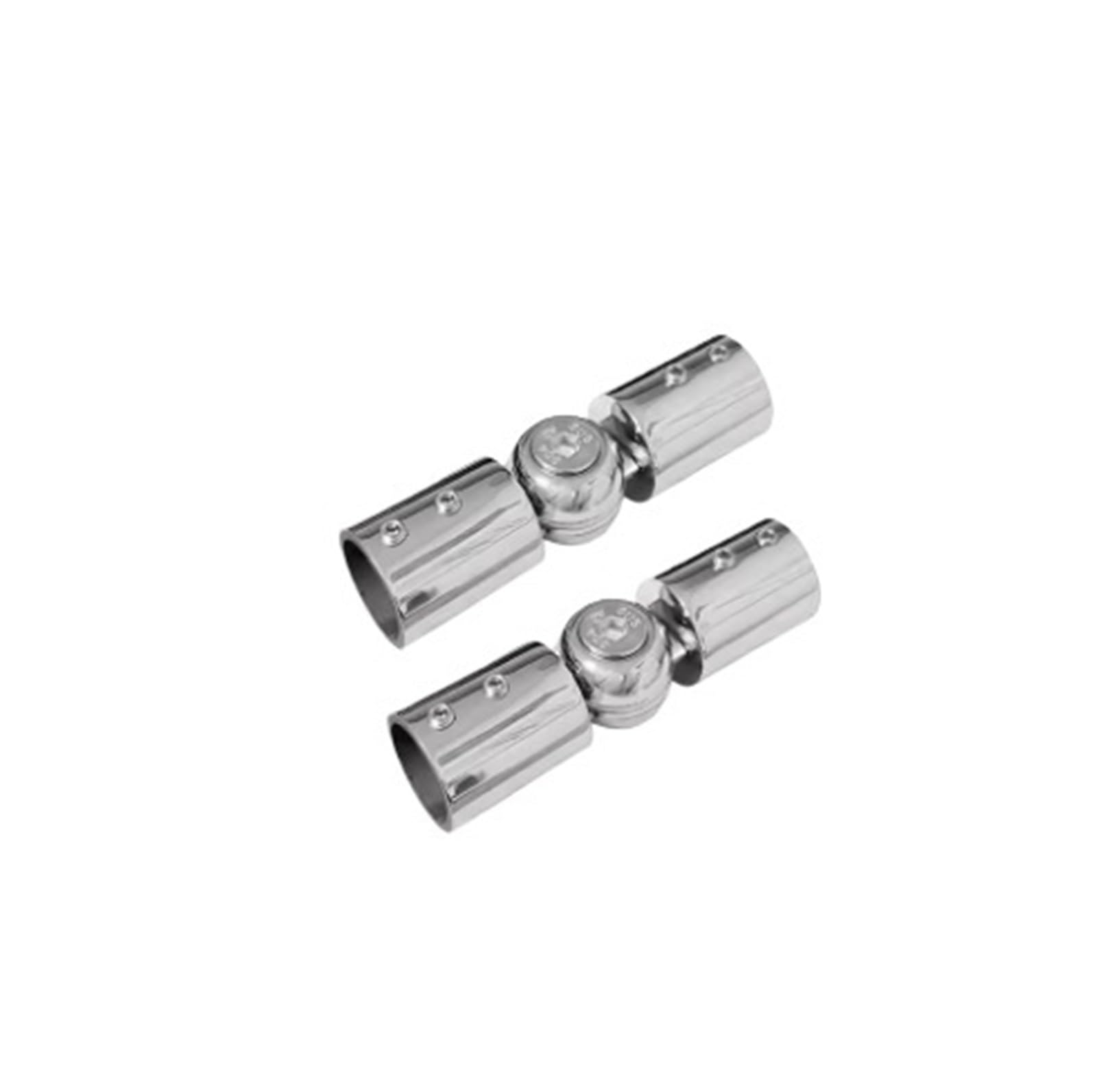 Corner Curtain Rod Connectors 2 Pieces Rod Connector for Bay Window Blinds Shower Room Elbow(19mm polished)