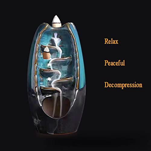 450 Pcs Backflow Incense Cones 9 Kinds Incense Cones For Waterfall Incense Burner Natural Incense For Meditation Relax #TOP2